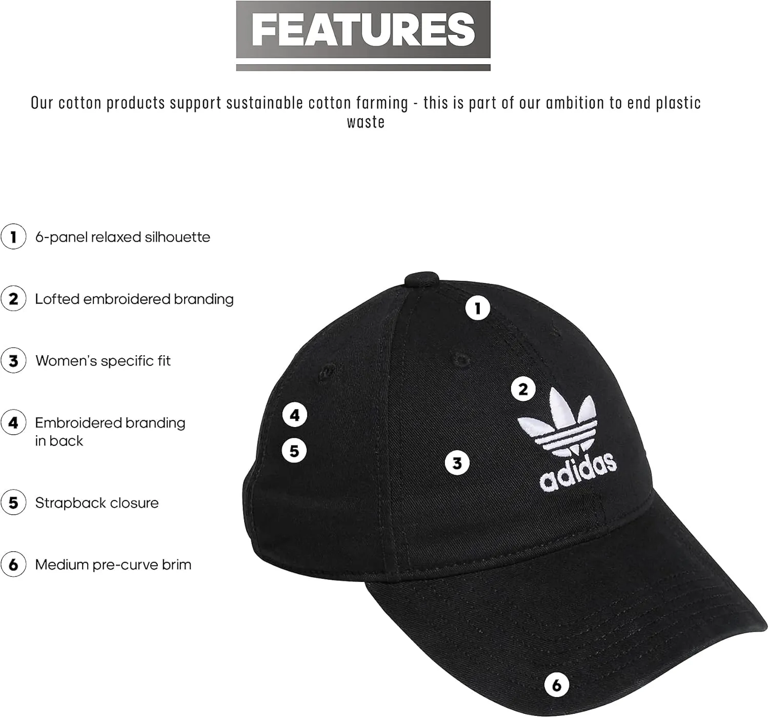 adidas Originals Women's Originals Sleek Strapback
