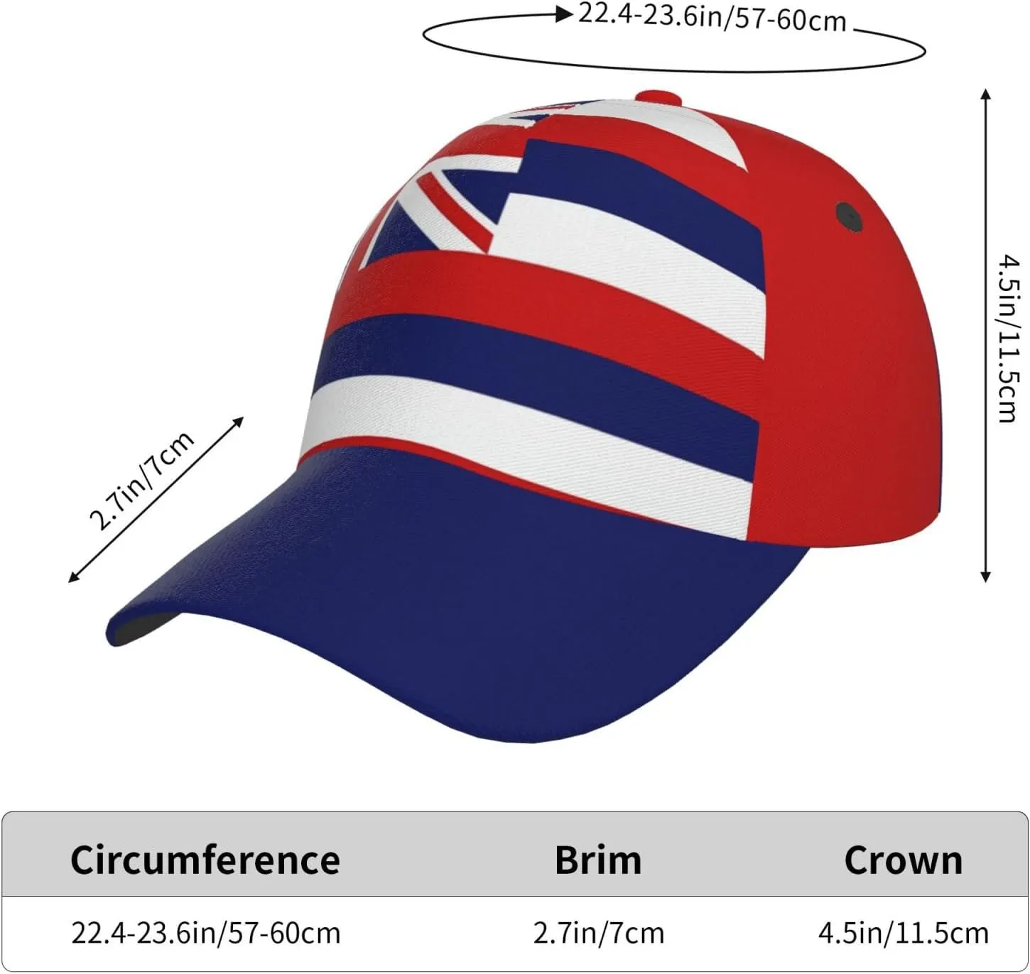 Cute Funny State Flag Trucker Hat for Men Women Retro Adjustable Snapback Baseball Hat Flag Cap
