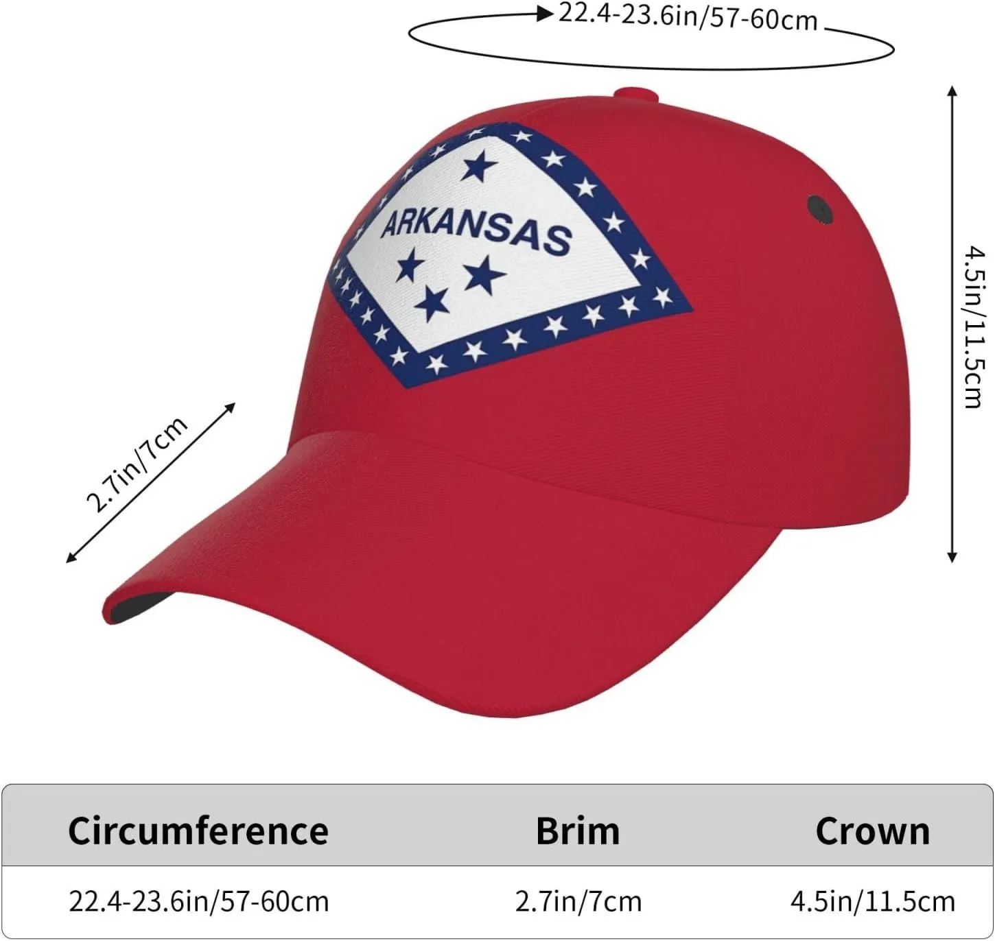 Cute Funny State Flag Trucker Hat for Men Women Retro Adjustable Snapback Baseball Hat Flag Cap