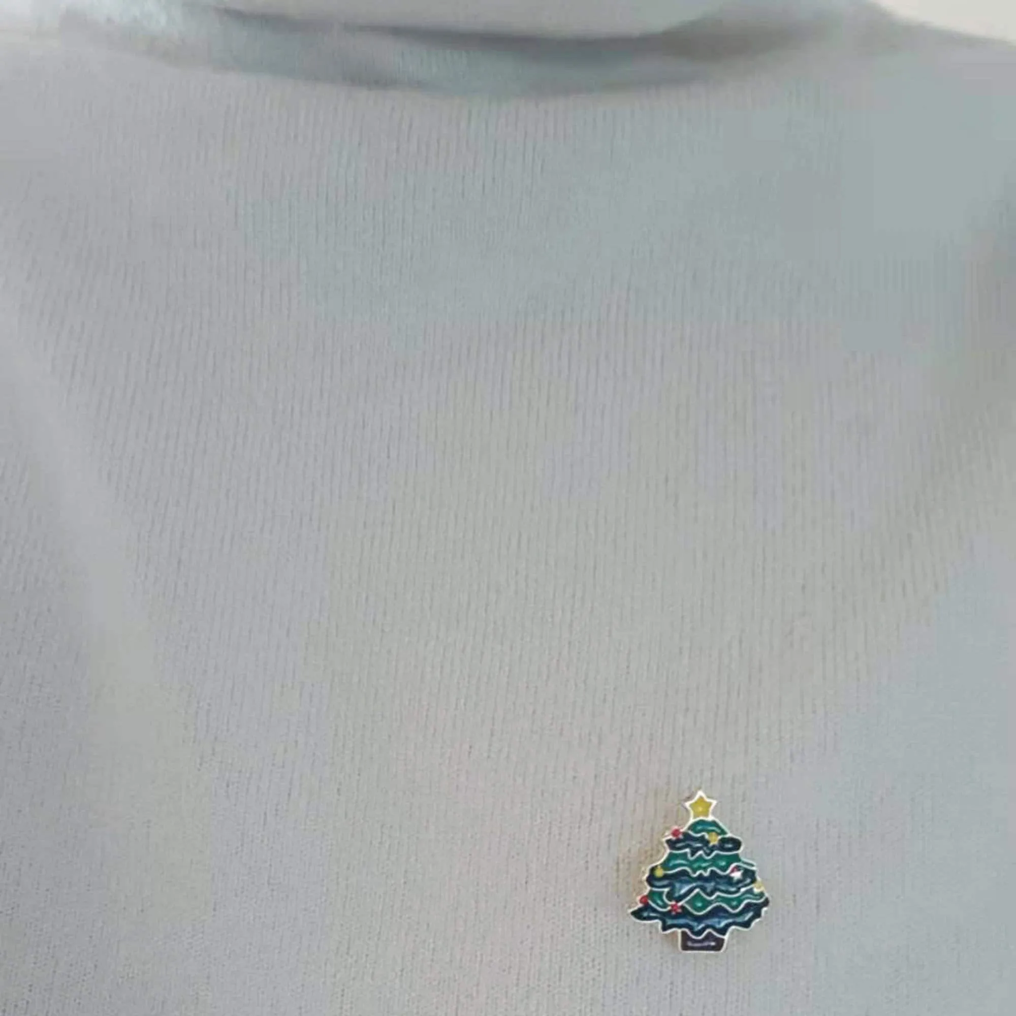 Enamel Christmas Tree Brooch Pin