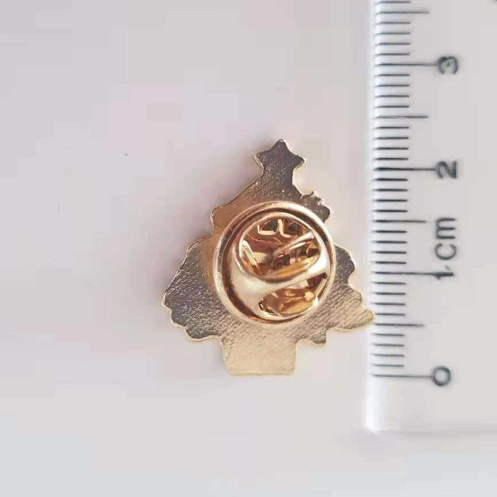 Enamel Christmas Tree Brooch Pin