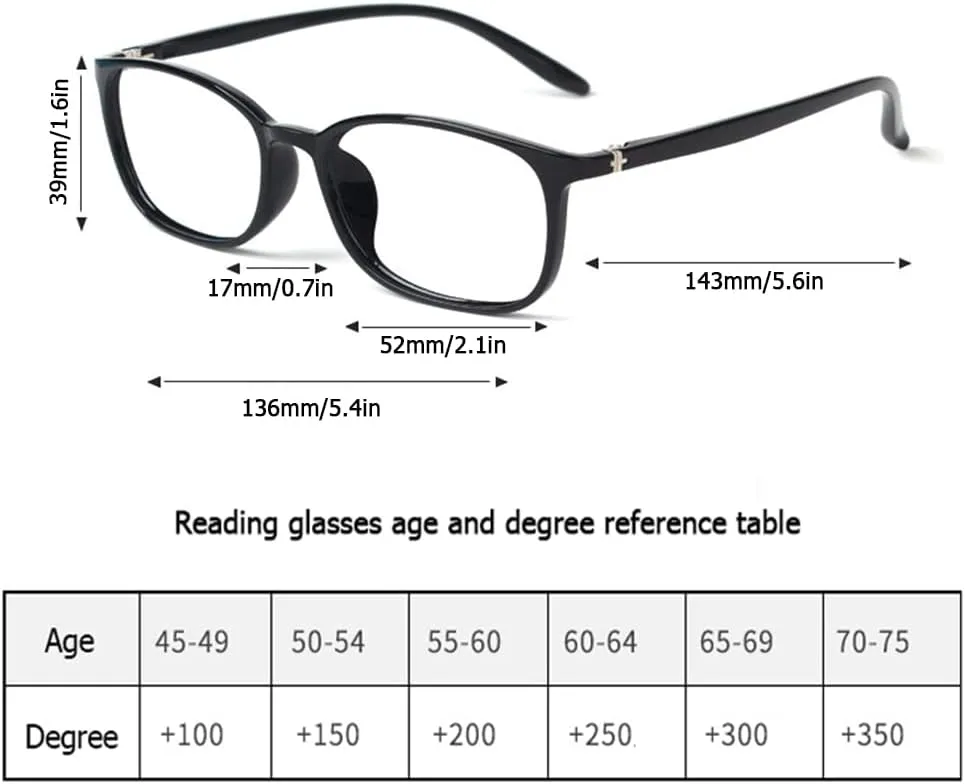 Fashion Reading Glasses Blue Light Blocking,Computer Readers for Men Women with Sturdy Spring Hinges,Anti Glare UV Filter