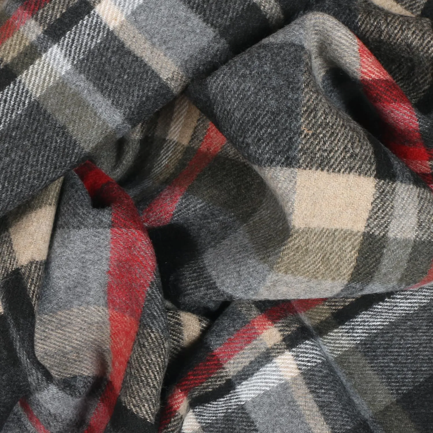 Herringbone Houndstooth Checked Pattern Cashmere Feel Classic Soft Luxurious Winter Scarf For Men Women