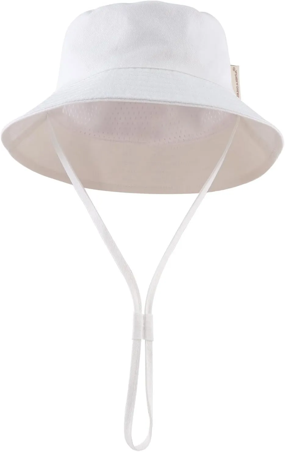 JANGANNSA Cotton Girls Baby Sun Hat Toddler Bucket Hat Wide Brim Kids Beach Sun Caps Infant Girls Summer