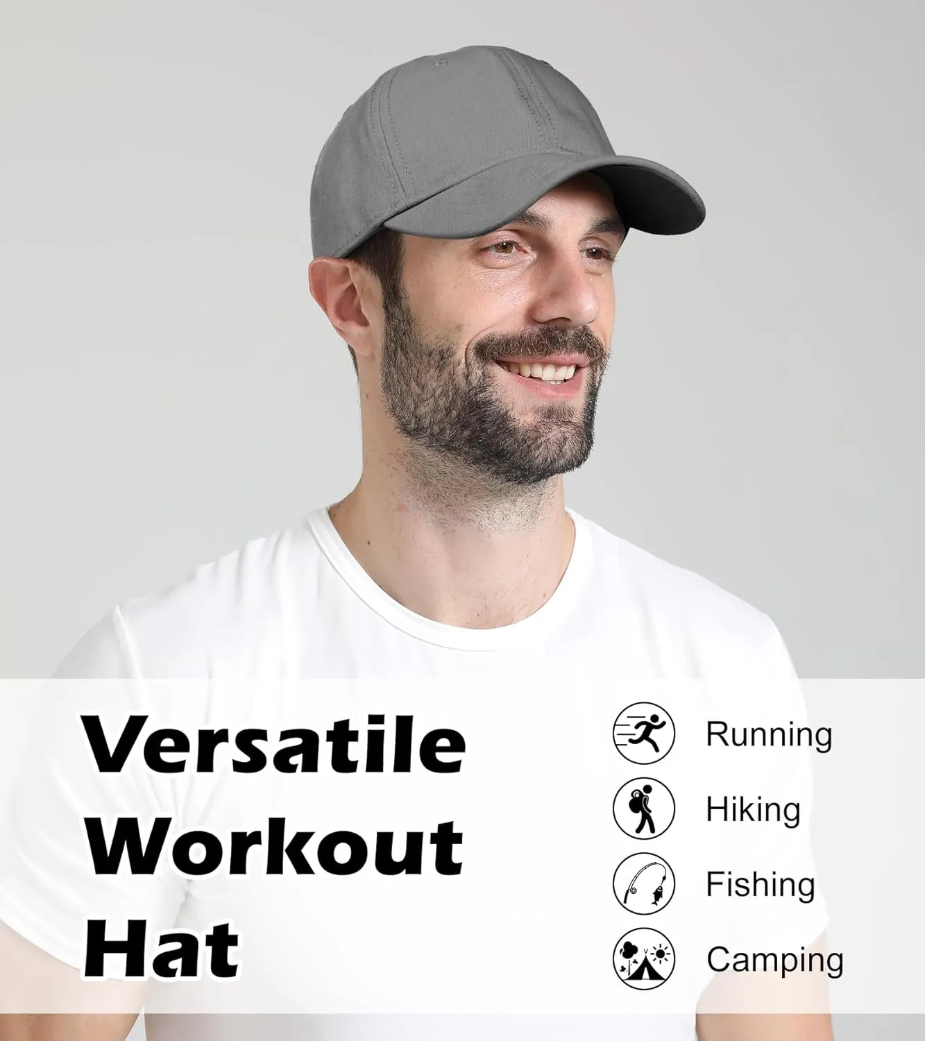 LiuSuper Hats for Small Heads Men, Petite Baseball Caps for Women, XXS Adjustable Trucker Hat Dad Hat(21.3"-22.8", 54cm-58cm)