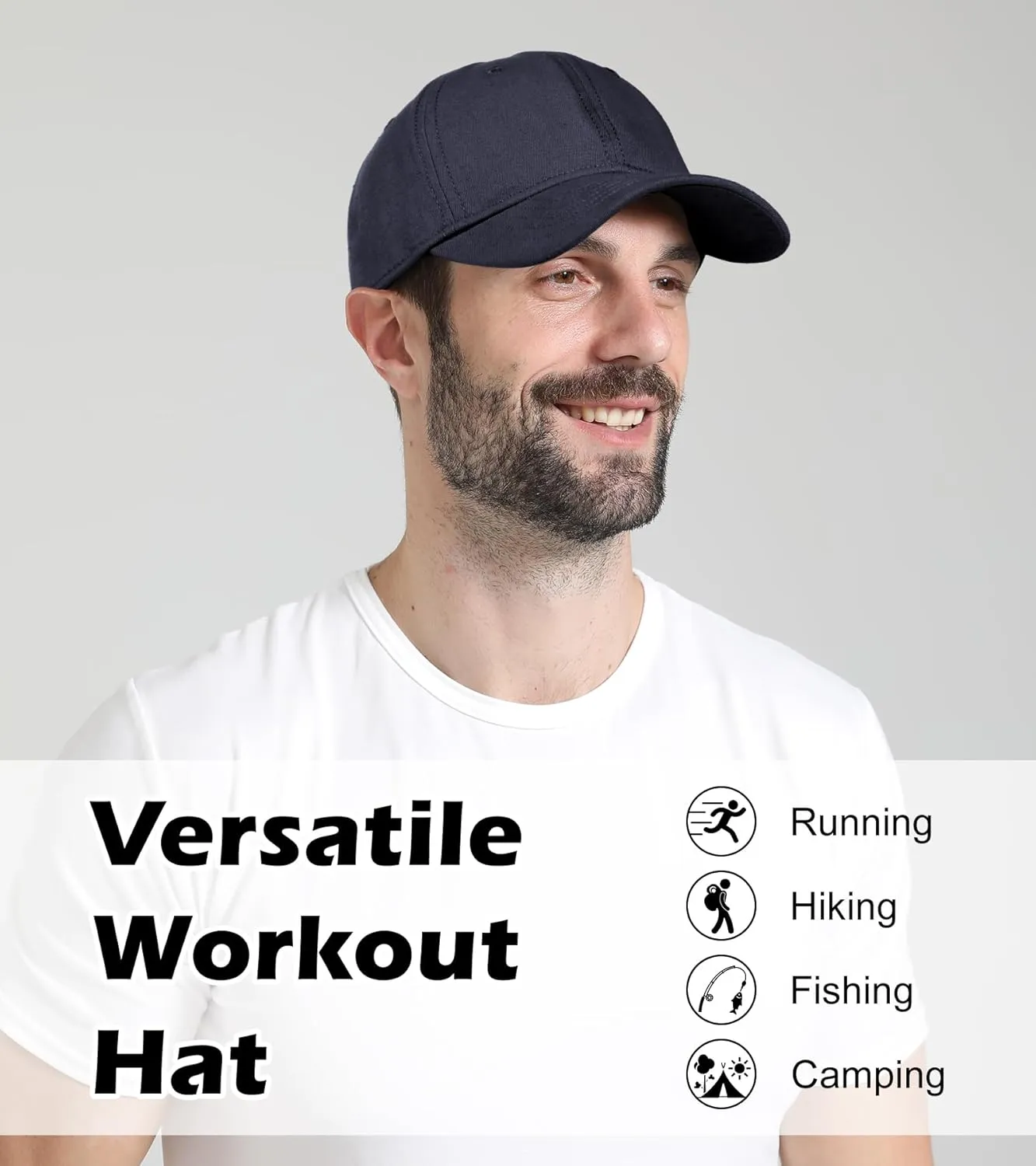 LiuSuper Hats for Small Heads Men, Petite Baseball Caps for Women, XXS Adjustable Trucker Hat Dad Hat(21.3"-22.8", 54cm-58cm)