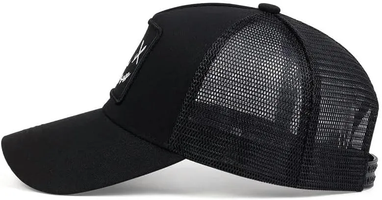 Men Women Face Embroidery Baseball Caps Cotton Adjustable Snapback Hats Hip Hop Mesh Cap Sun Hat