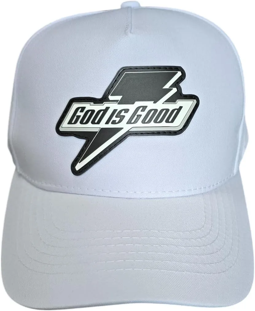 Mens Baseball Caps God is Good Adjustable Rubber Stitched Logo Dad Hat Premium Cotton Hat