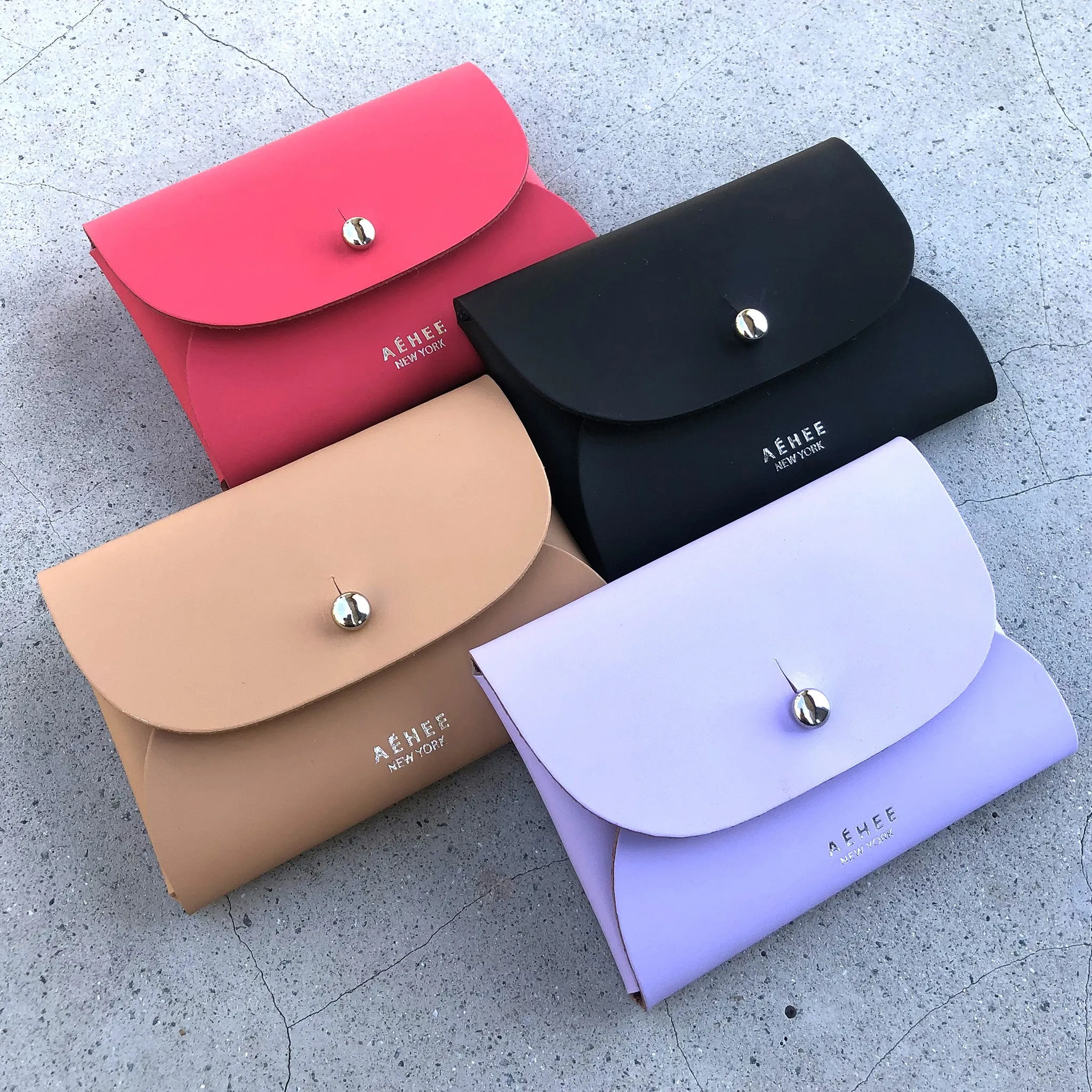 Minimal card holder wallet- Cashew