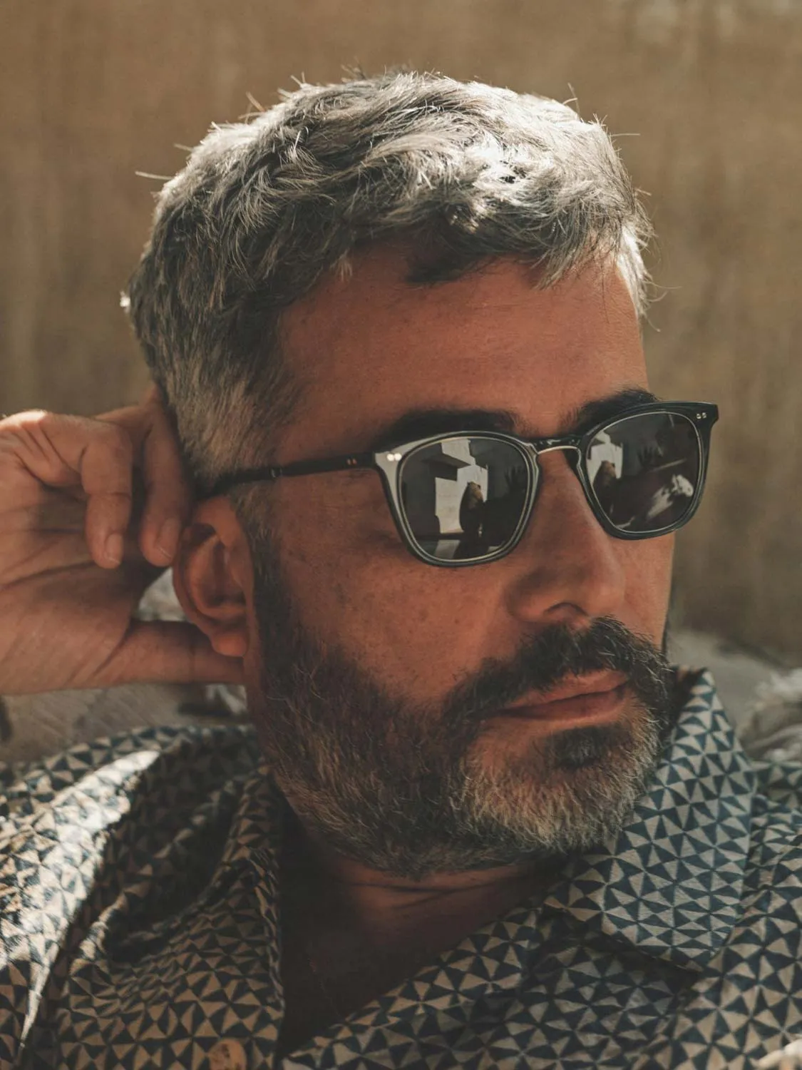 Mr Leight Square Sage Sunglasses