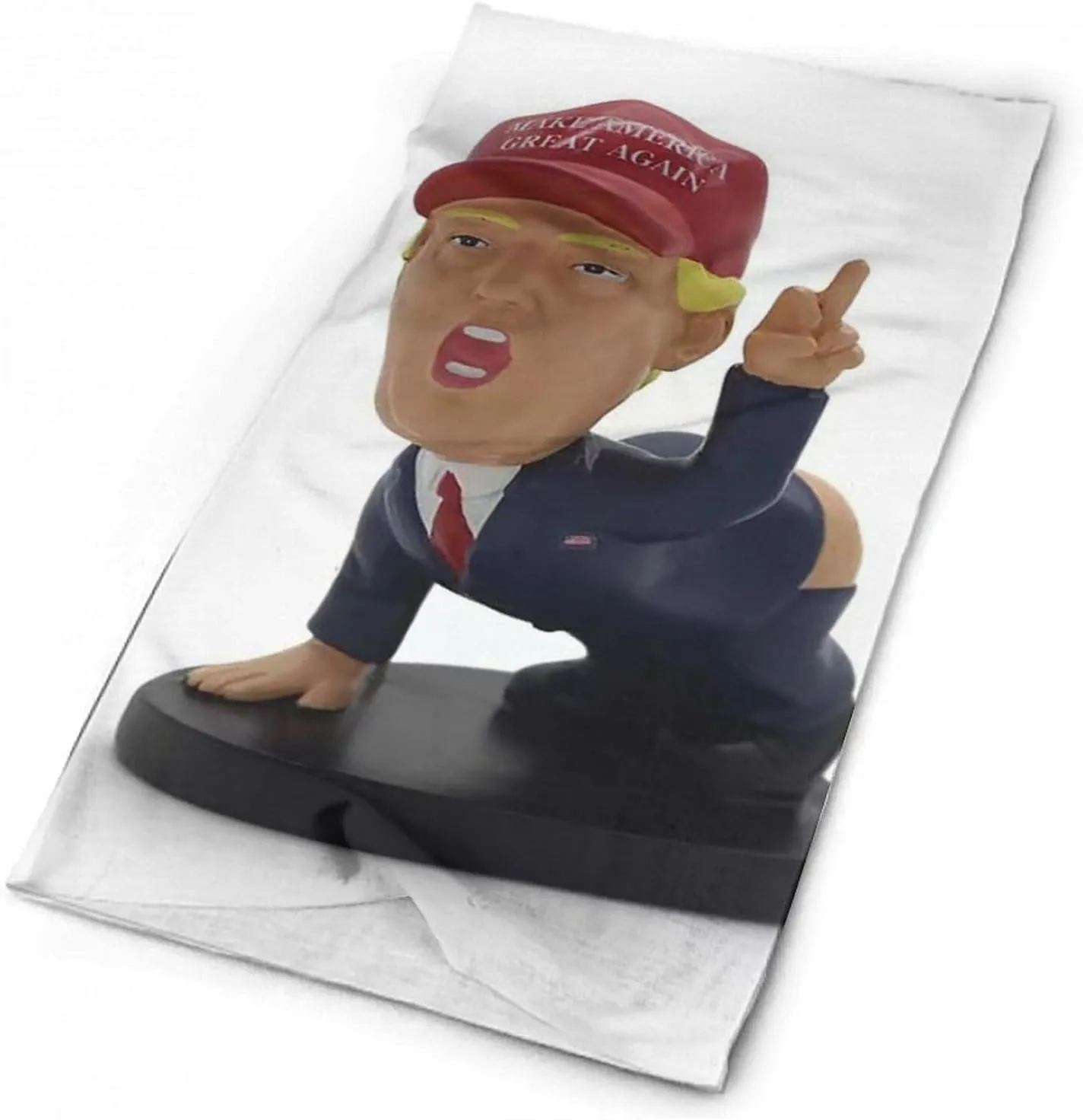 Neck Gaiter Cartoon President Face Cover for Men Women Cold Weather Scarf Breathable Face Mask Wind-proof Balaclava Face Mask for Skiing Fishing Hiking Cycling