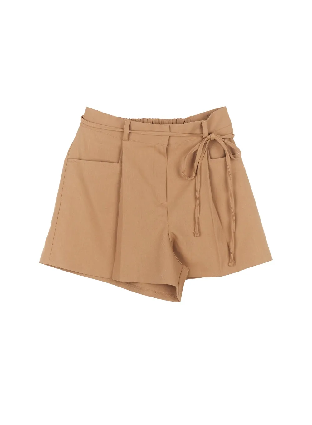 Pintuck Tailored Shorts CA502
