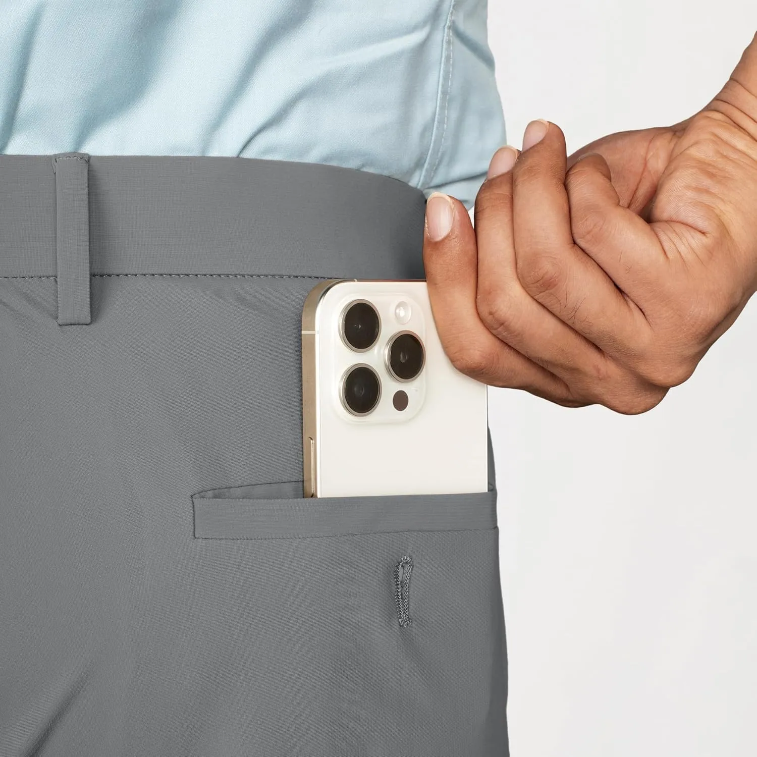PJ PAUL JONES Mens Stretch Golf Pants Quick Dry Lightweight Casual Pants with Pockets