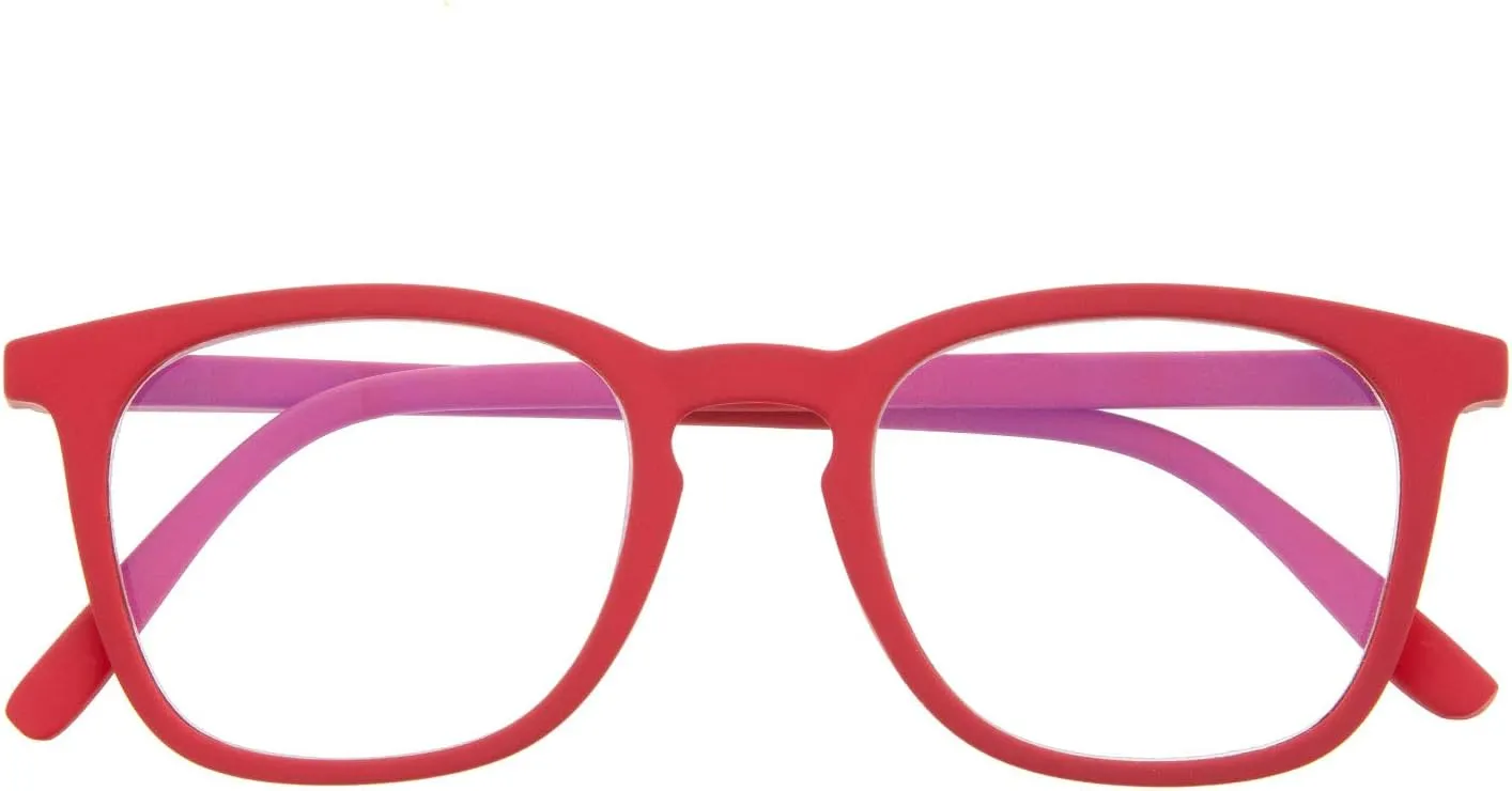 Reading Glasses for Men and Women. Blue Light Blocking Computer Readers. Rubber Touch Flexible Temple and Anti Glare Lenses. Ferrari 0.0 - Tate