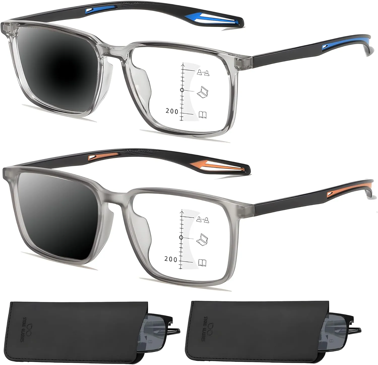 Reading Glasses For Men Women, Blocking Eyeglasses Computer Eye Glasses, TR90 Quality Lightweight