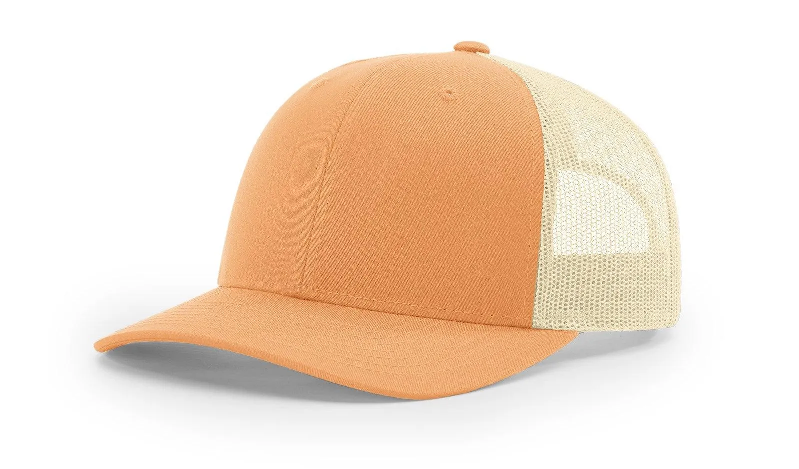 Richardson 115 Trucker Hat Low Profile Snapback 6 Panel Hat Trucker Cap MD/LG