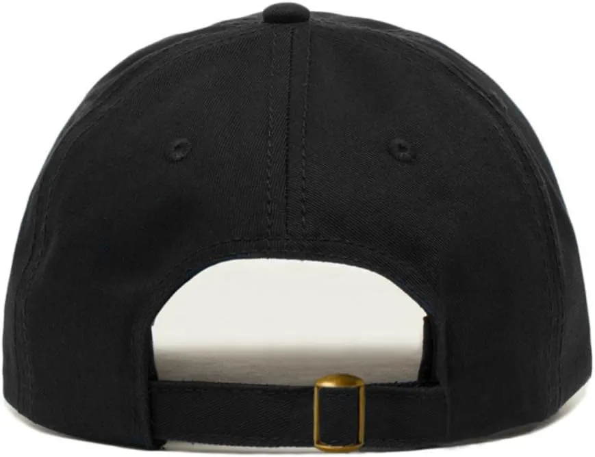 Smiley Face Baseball Hat, Embroidered Dad Cap, Unstructured Soft Cotton, Adjustable Strap Back (Multiple Colors)