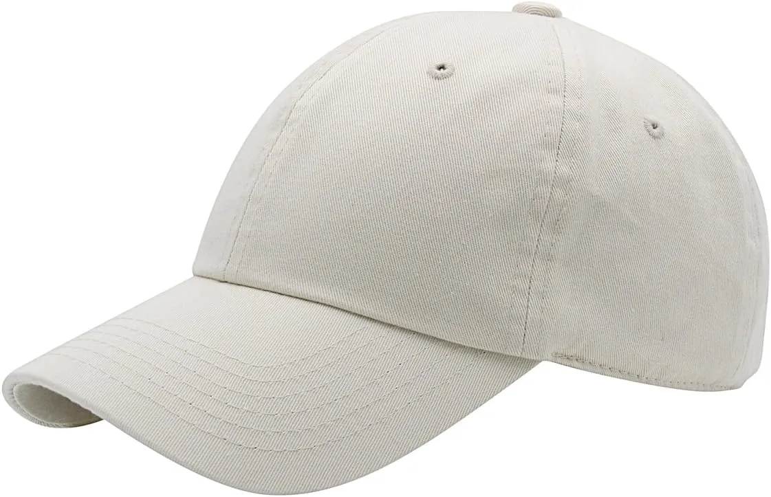 Top Level Baseball Cap Men Women-Cotton Dad Hat Plain
