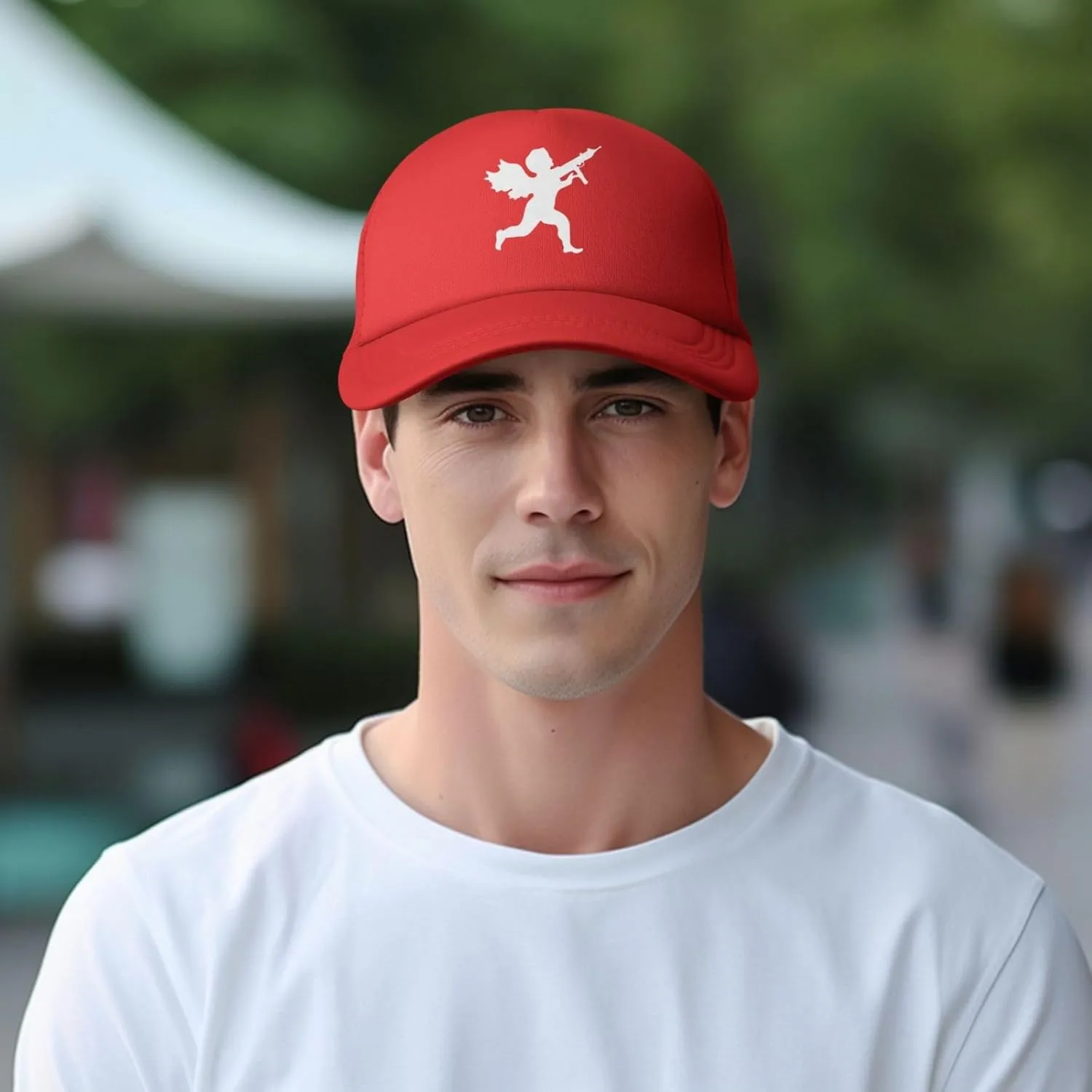 Vanilla Ice Cupid Logo,Baseball Caps Canvas Mesh Back Caps Trucker Caps