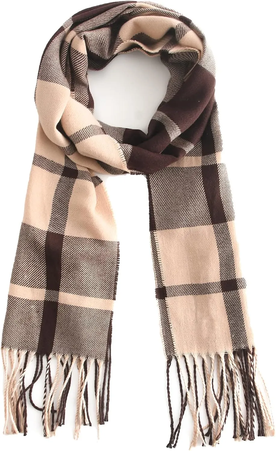vimate Plaid Scarf for Men Women Super Soft Classic Tartan Checkered Neck Scarves