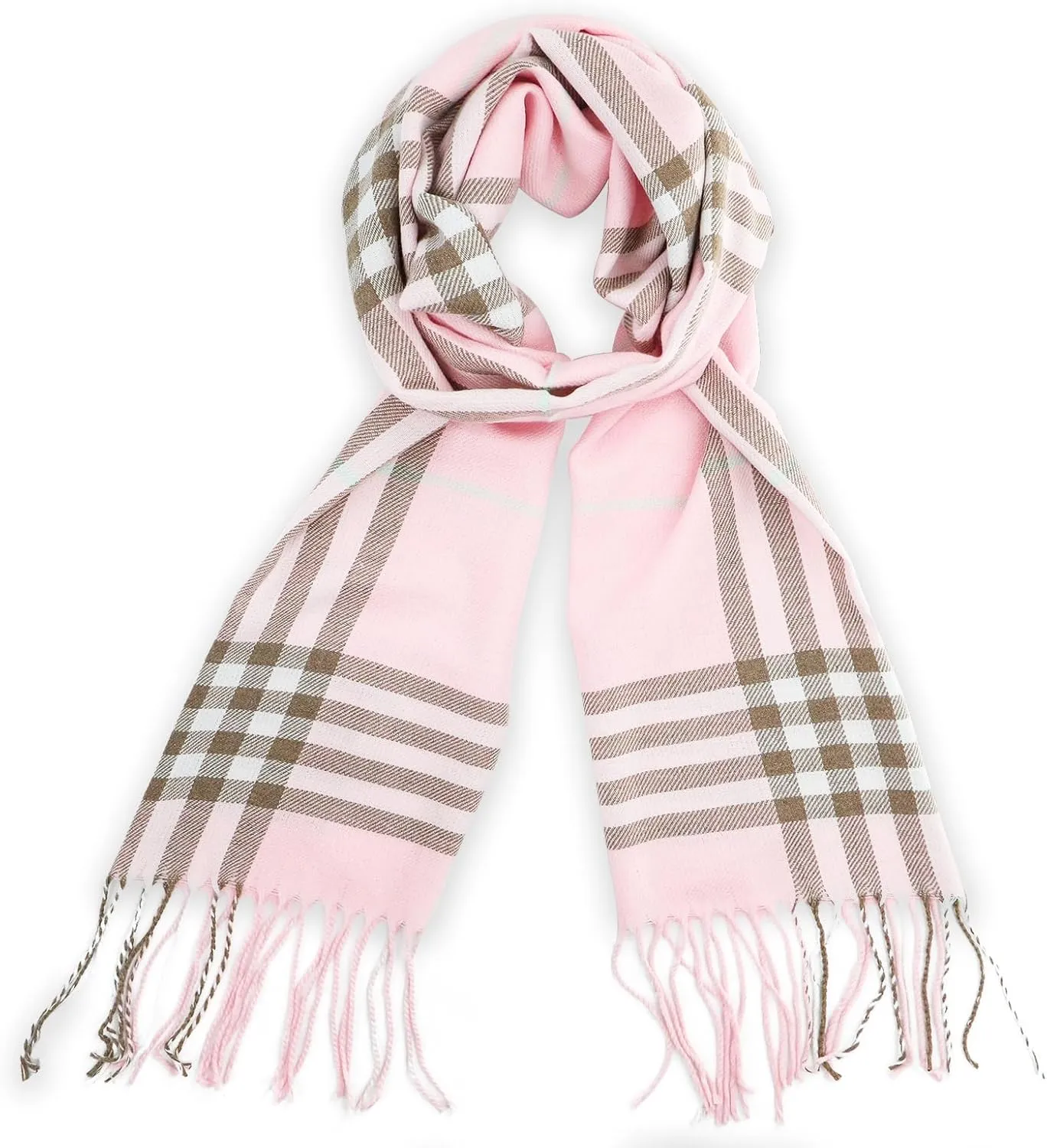 vimate Plaid Scarf for Men Women Super Soft Classic Tartan Checkered Neck Scarves
