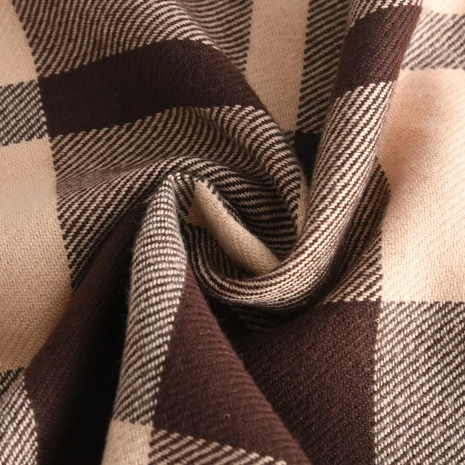 vimate Plaid Scarf for Men Women Super Soft Classic Tartan Checkered Neck Scarves